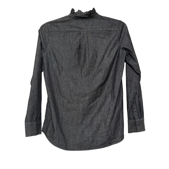 Banana Republic Dillon Black Denim Women's Button-Up Shirt, Size S-- - Picture 2 of 6